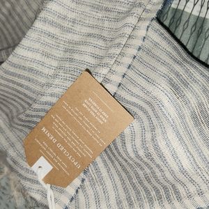 upcycled denim scarf